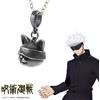 Tumugi Design Collana con ciondolo simile a un gatto Jujutsu Kaisen Satoru Gojo