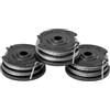 Greenworks Bobina a Doppio Filo 2926107, Diametro Del Filo Da 1.65mm, 4.8m Di Cavo per Bobina, 3 Pezzi Inclusi per Greenworks 40V Tagliabordi G40LT G40LTK2 G40LTK2x