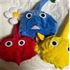 Taito Pikmin Cappello Cosplay Rosso Blu Giallo Colori Pikmin Costume Set di 3 Taito...