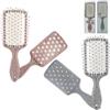 SRV Hub 2 spazzole per capelli professionali glitterate in colori e disegni assortiti, spazzola districante per capelli, spazzola per capelli asciugacapelli, regalo per donne e ragazze