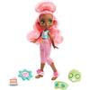 Mattel Cave Club Pigiama Party Preistorico Bambola Fernessa Snodabile con Capelli Rosa e 3 Accessori, Giocattolo per Bambini 4+Anni,GTH03