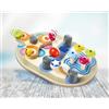 Schmidt Spiele Selecta Spielzeug Spintivity Motorikbrett, Motorik, Kleinkindspiel, Kleinkindspielzeug, Holz, 21 cm, 62064