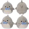 Squishmallows Squishmallow Gordon il grande squalo bianco con fiocco peluche 19cm peluche nuovo