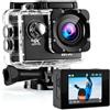 Strex Avalo Action Camera 4K 16MP - 60FPS / 30M Impermeabile / WiFi - Inclusi Accessori - Telecamera d'Azione - Telecamera Subacquea