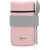 Kiokids Termos Pappine Acciaio Inossidabile 500 Ml Con Cucchiaio Rosa