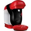 Bosch - Caffettiera Tassimo Style Friendly, Fino a 70 bevande, OneTouch, INTELLIBREW™, Rosso, TAS113E