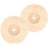 PRETYZOOM 2pezzi Base Per Lampada in Legno Supporto Rotondo Per Esposizione Base Lampada Da Tavolo Parti Supporto Realizzata in Legno Qualità Superiore Utilizzabile Per Studio Camera Da