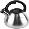 Maestro MR-1306 - Bollitore con coperchio e fischietto, 3 l, in acciaio inox di alta qualità, per bollitore a induzione