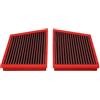 BMC Air Filter Pannello filtro aria compatibile con 2018+ 911 (992) 3.0 H6 Carrera S Dakar Sport Classic Targa Turbo (kit completo - 2 filtri inclusi)