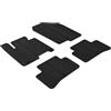 Gledring Tappetini in Gomma Compatibile con Hyundai Tucson (NX4E) 48V Mild Hybrid 2020- excl. Full Hybrid (Profilo T 4-Parti + Clip di Montaggio)