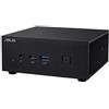 ASUS Mini PC Professionale - 0,6 L - PN63-S1-S3112ZD - Black - Core i3-1115G4 - 8 GB - 256 GB NVMe SSD - Uma - Win10 PRO - Kit VESA