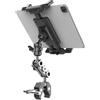 Generic Supporto per tapis roulant, supporto regolabile per tablet per cyclette, supporto per telefono con rotazione a 360° per videochiamate, allenamento in palestra, ciclismo al coperto, passeggino, lettura