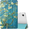 MoKo Cover per Samsung Galaxy Tab A11 8,7 2025/Galaxy Tab A9 8,7 2023, Custodia Rigida con Supporto Leggero per Tablet Samsung A11/A9, Due Angoli di Visualizzazione, Albicocchi in fiore