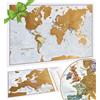 Maps international Mappa del Mondo da Grattare Offerta Gratuita una Mappa dell'Europa | Maps Intern