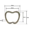 Trimming Shop Portachiavi Metallo Argento per Mano Carte Borsa Ciondoli Veloce Regali 1-20pcs