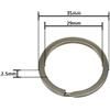 Trimming Shop Portachiavi Metallo Argento per Mano Carte Borsa Ciondoli Veloce Regali 1-20pcs