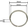 Trimming Shop Portachiavi Metallo Argento per Mano Carte Borsa Ciondoli Veloce Regali 1-20pcs