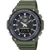 Casio Orologio Analogico-Digitale Solare Resistente Uomo con Cinturino in Resina AQ-S820W-3BVCF