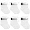 bistyle Cotone 6 Paia di Calzini per Neonati da 0 a 6 Mesi a 3 Anni | Stopper Senza Cuciture | per Bambini Ragazzi Ragazze, Rosa, 12-24 Mesi