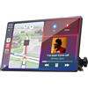 LAMTTO Carplay Wireless Schermo per Auto Portatile CarPlay e Android Auto, 9 Pollici Autoradio Senza Fili Stereo Car Play con Bluetooth/Navigazione/Assistente Vocale/Mirror Link/FM/AUX