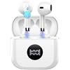 Jxrev 2026 Cuffie Bluetooth Auricolari Bluetooth 5.4, Cuffie Wireless con 4 ENC Cancellazione Rumore Mic, Cuffie in Ear 40 Ore di Riproduzione, IP7 Impermeabili