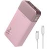 JUOVI Power Bank 20000mAh Caricatore Portatile, 35W Ricarica Rapida Batteria Esterna PD 3.0 QC 4.0 con Display LED, Batteria da Viaggio con 2 porte USB C e 2 porte USB A per iPhone serie 16/15/14
