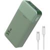 JUOVI Power Bank 20000mAh Caricatore Portatile, 35W Ricarica Rapida Batteria Esterna PD 3.0 QC 4.0 con Display LED, Batteria da Viaggio con 2 porte USB C e 2 porte USB A per iPhone serie 16/15/14