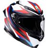 Agv Casco Moto Integrale AGV K6 S TIMEWARP Opaco Nero Rosso Blu