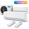 Midea Evolution Climatizzatore Dual Split 9.000 + 12.000 BTU 5.71Kw Wi-Fi per camera e soggiorno