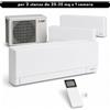 Mitsubishi Electric MSZ-AY Trial Split 12.000+12.000+9.000 BTU 5,4 kW per 2 stanze da 25-35 mq e 1 camera