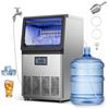 VEVOR Macchina del Ghiaccio 41kg/24h Capacità Stoccaggio 6kg Display LED, Produzione del Ghiaccio Commerciale in Acciaio Inox Funzione Autopulente da Bar Ristorante, Da Banco Sottobanco Indipendente
