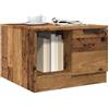 Generico Tavolino da Salotto Legno Antico 50x50x36 cm Legno Multistrato,Marrone,12.8kg,856848