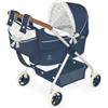 M3 CARROZZINA VINTAGE 35X50X60CM PER BAMBOLE CON BORSA, GIOCO PER BAMBINI