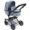 Bayer Chic 2000 595 50 - Passeggino combinato per bambole Mika, jeans blu