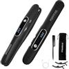 Straxelle 2 in 1 Mini Raddrizzatore Senza Fili e Ricciolo per Capelli, 175℃-215℃ Portatile Piastra per Capelli Senza Fili, 5000mAh Piastra Capelli da Viaggio con Display LED für alle Haartypen (Nero)