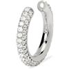 MABINA GIOIELLI - Orecchino ear cuff con zirconi - 563912
