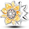 NUJIFFY Ciondoli in Argento Sterling 925 per Bracciali e Collane Ciondoli Fiori Ciondolo di Amore Bead Charm da donna, Graziosi Gioielli Regalo di Compleanno per Le donne