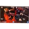 BANPRESTO Demon Slayer Figure Tanjiro Kamado Kyojuro Rengoku Set Vibration Stars Plus N...