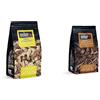 Weber 17621 - Legno per affumicatura Chips-Melo, Marrone & 17627 - Legno per affumicatura-Whiskey, Marrone