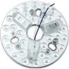 SIGANDG Kit di aggiornamento luce LED rotonda da 15 W, pannello rotondo 3000/4200/6500 K, base in alluminio 85-265 V, per ventilatore da soffitto da 5,3 pollici