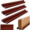 Gangyumaoyi 3 Pz Paraspifferi Sottoporta, 96cm Paraspifferi Porta Blindata, Spifferi Porta Ingresso a doppio strato, Para Spifferi Sottoporta Blindata per Paravento Finestrino(marrone)