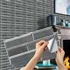 A.Monamour Adesivi per Piastrelle da Parete Adesivi per Mattonelle Autoadesivo Mosaico Stile Marmo Pietra Mattone Effetto 3D Impermeabile PVC Decorazione Murale per Cucina Bagno Lavanderia 15cmx30cm