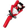 DEARMAMY Bouquet di Orsetto della Laurea Decorativo Bambola Orsacchiotto Mazzo di Fiori Elegante per Festa di Laurea e Regalo Commemorativo Ornamento Leggero per Foto e Colore Casuale