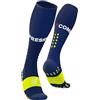 COMPRESSPORT Full Socks Run Calze di compressione unisex - Supporto muscolare - Running e triathlon per allenamento e competizione - Ultra leggero