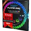 TOSY Flying Disc - LED RGB con 16 Milioni di Colori, Super Luminoso, modalità Smart, Auto-Illuminazione, Ricaricabile, Impermeabile, Gioco Outdoor per Bambini e Adulti, 175 g
