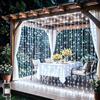 Dekofun Tenda Luminosa 3M x 3M 300 LED Luci a Tenda con Presa, Timer, 8 Modalità, Impermeabilità IP65 Cascata di Luci per Esterno Interno Casa Balcone Giardino MatrimonioTerrazzo - Bianco Freddo