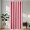 Joydeco Tenda oscurante 1 pezzo, tenda oscurante con occhielli, 210 x 132, colore rosa, protezione dal freddo, protezione dal calore, Blackout Curtain per camera da letto, soggiorno