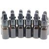YIZHAO Ambra Bottiglie Contagocce Vetro 5ml, con Pipette Contagocce Vetro,per Oli Essenziali, Aromaterapia, Laboratorio, Fragranze, Cosmetici, Viaggio - 12 Pcs