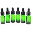 YIZHAO Verde Bottiglie Contagocce Vetro 10ml, con Pipette Contagocce Vetro,per Oli Essenziali, Aromaterapia, Laboratorio, Fragranze, Cosmetici, Viaggio - 12 Pcs