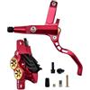 PMAGSYQ Freno a Disco Idraulico MTB a 4 pistoncini 900mm 1700mm Pastiglie Freno in Resina a 4 pistoncini Freno a Disco Ultraleggero da Strada AM DH(Black L splittyp1700)